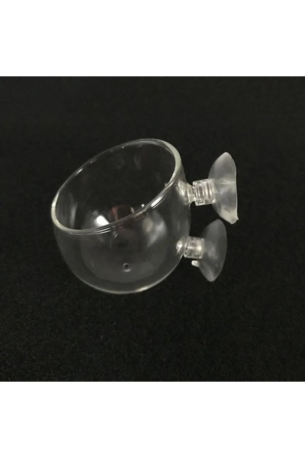 7cmx6.4cm Transparent Glass Aquarium decoration Hanging fish tank Mini Crystal Pot Polka Water potte