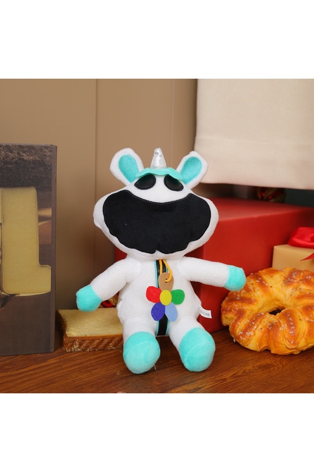 8 Smiling Critters Plush Toys Jumping House Cat Pup Bear Holding Plush Cat Pup Plush Doll Decorat... - 7