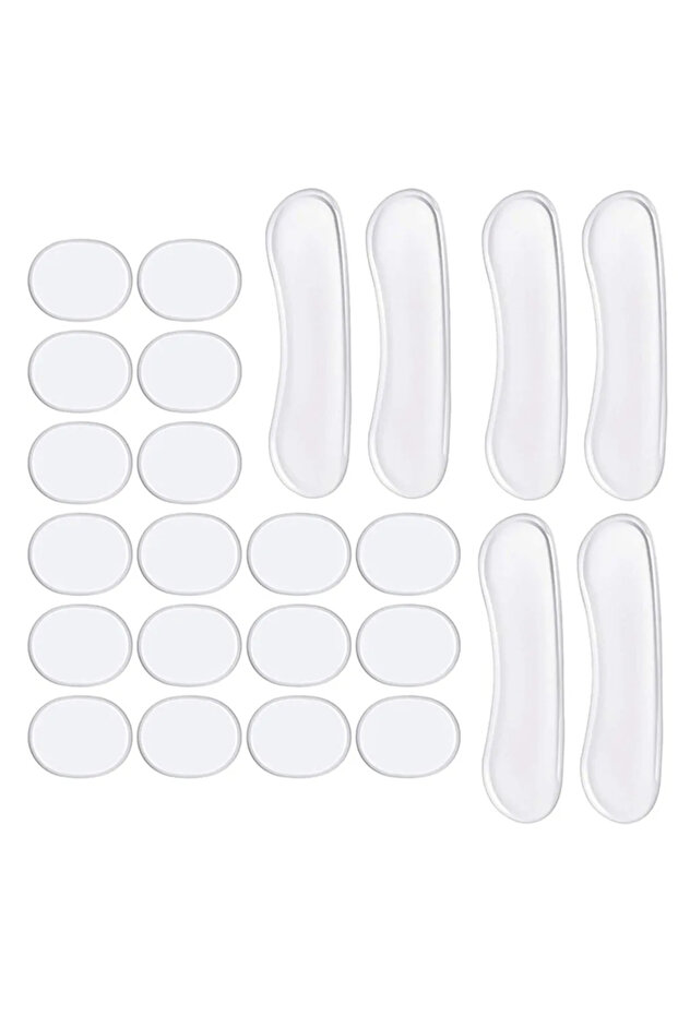 Transparent 24pcs Drum Dampeners Get Crisp Clear Drum Tones Soft Silicone Gel Pads Soft Drum Mute Da