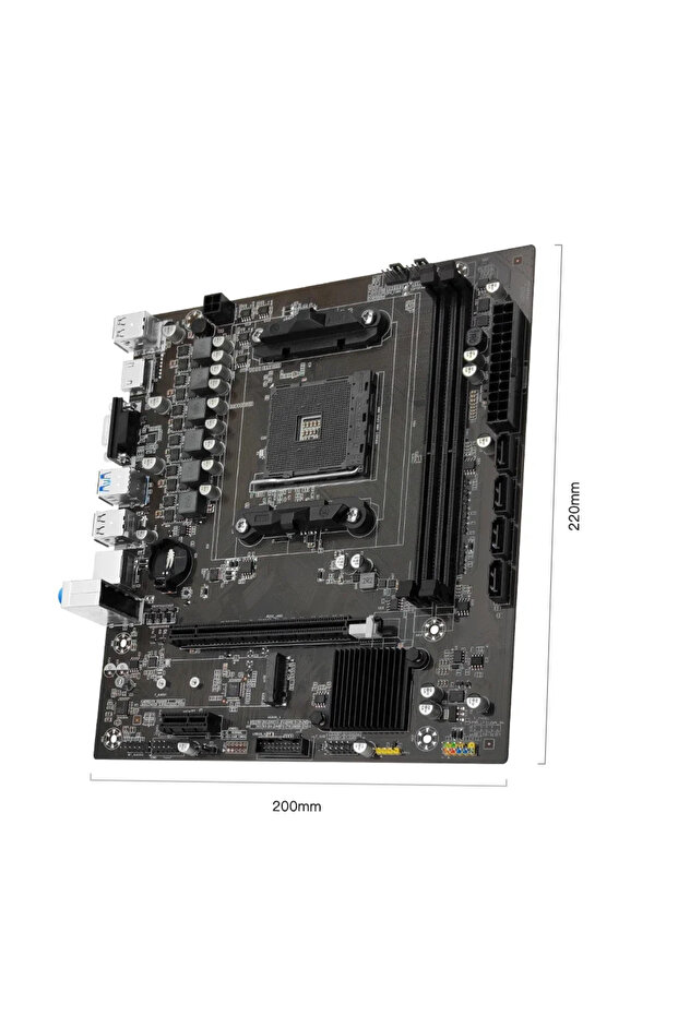 Motherboards MACHINIST B450 Motherboard AMD Processor DDR4 Memory Dual-channel AM4 Mainboard NVME M. - 2