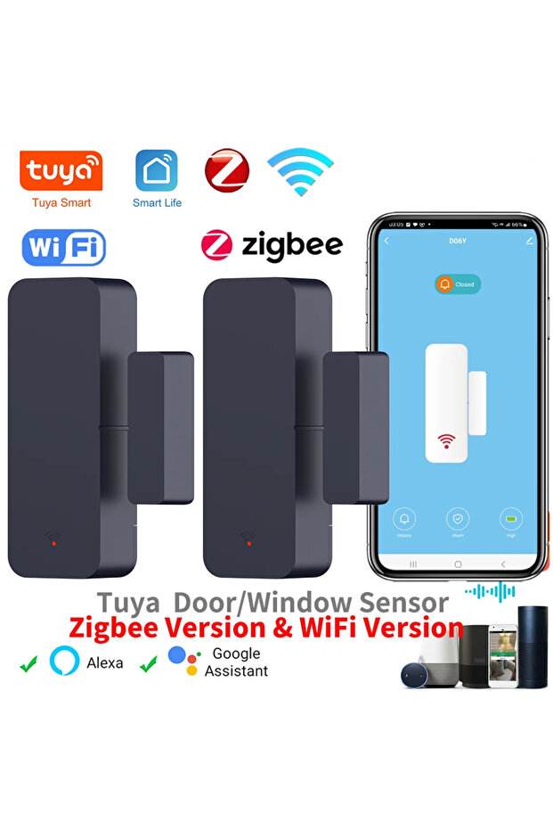 Tuya Zigbee Wifi Cap Langorta Manufacturer Window Entry Gurbetci Mushroom Sensor Alarm Smart Lifeguard - 2