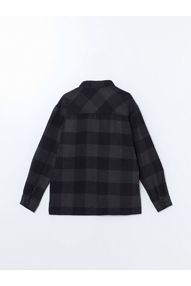 Regular Fit Uzun Kollu Ekose Erkek Oduncu Gömlek - 2