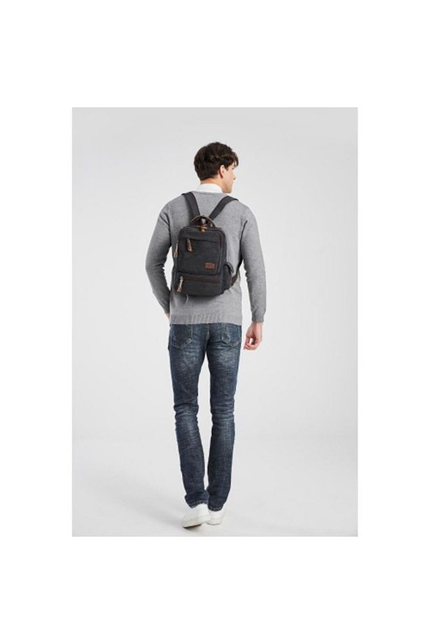 C-Active Kanvas Kumaş Orta Boy Sırt Çantası 1261 - 4