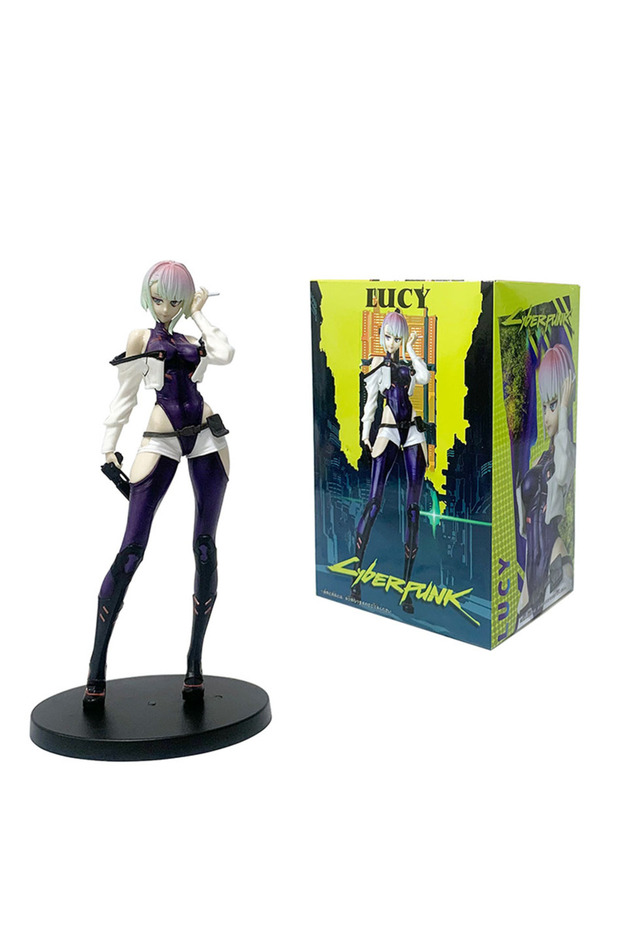 22cm Cyberpunk?Edgerunners Anime Figure #2077 Super Hacker Edge Walker Lucy Action Figure Collect... - 1