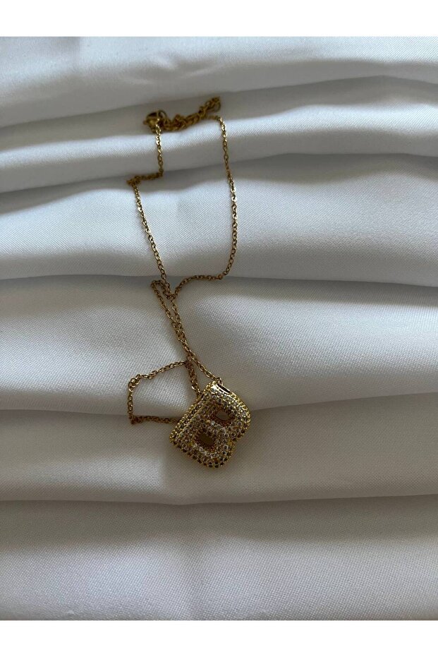 Çelik Harf Kolye - 2