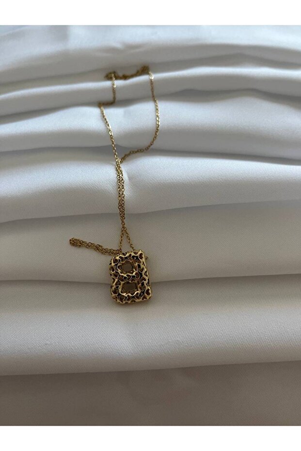 Çelik Harf Kolye - 3