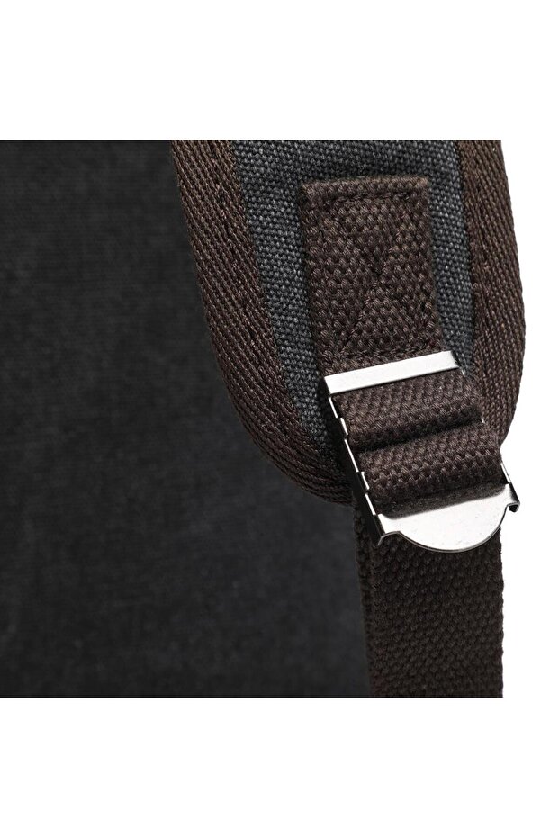 حقيبة ظهر رجالية متوسطة - قماش قماش 1319 - 4