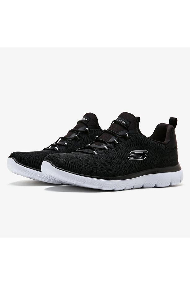 Summits Memory Foam Sneaker Hafızalı Taban Kadın Spor Ayakkabı Siyah - 6