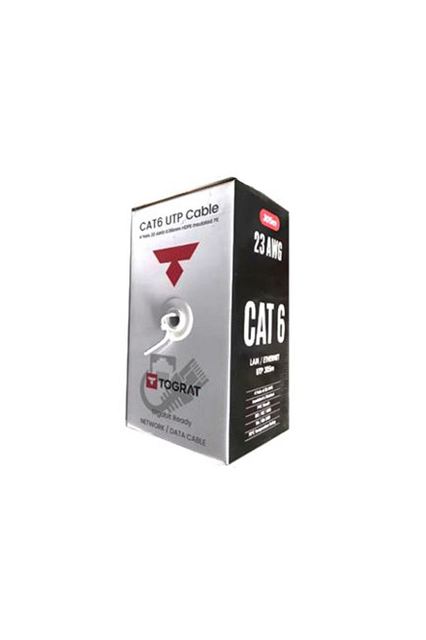 CAT6 UTP Kablo 305m - 23 AWG Gigabit Ethernet LAN İnternet Kablosu - 1