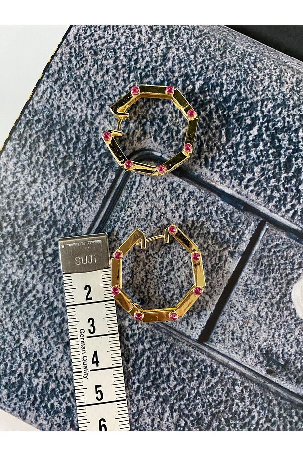 Serenay Altıgen Küpe - 6
