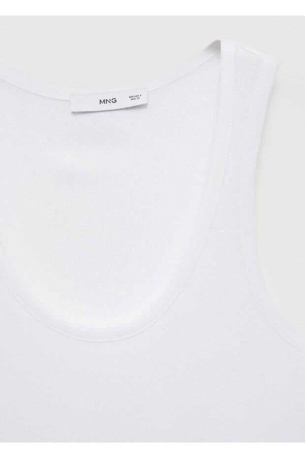 Askılı triko bluz - 6