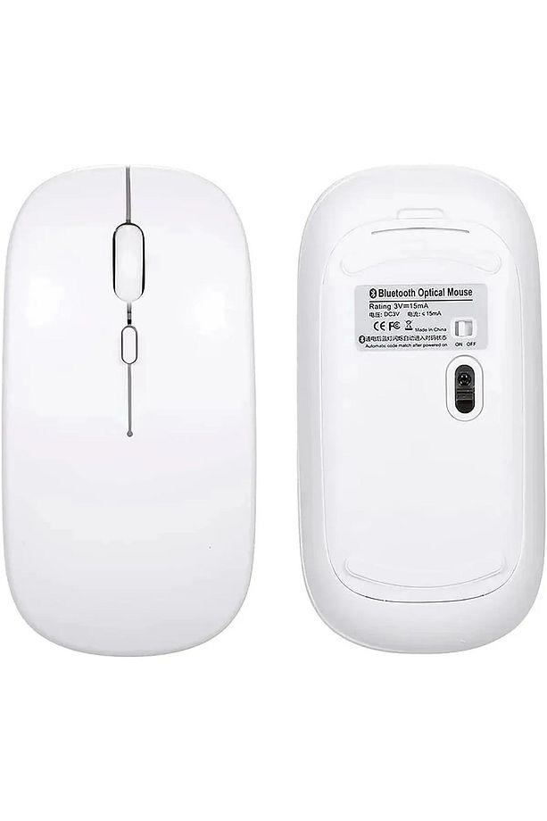 Tüm Cihazlara Uyumlu Akıllı Taşınabilir Şarj Edilebilir Kablosuz Bluetooth Klavye ve Mause Seti - 6