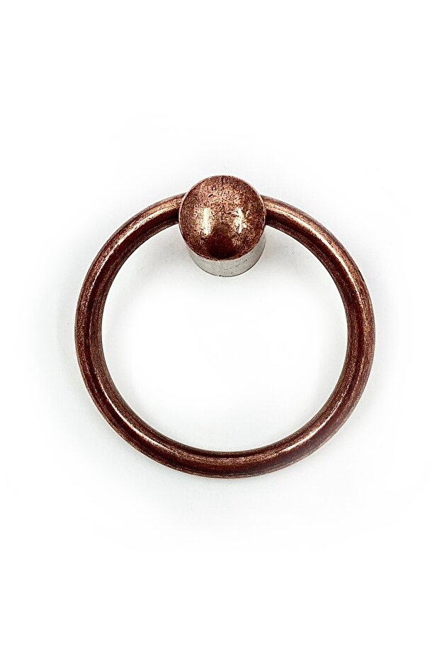 Ring Pendulum Antique Copper Button Handle Luxury Country Kitchen Furniture Cabinet Drawer Handle