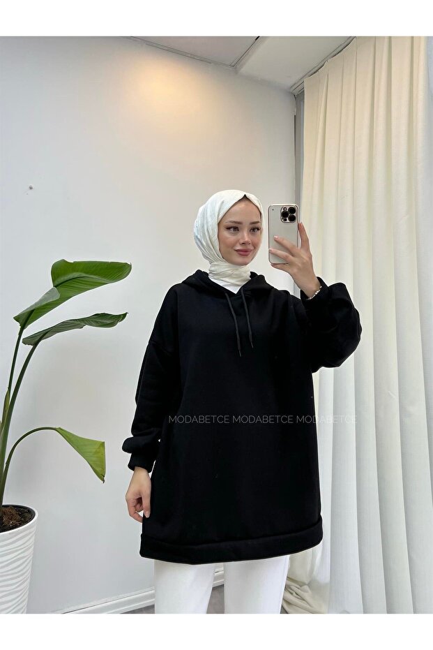 extra oversize kadın sweatshirt 2beden - 1