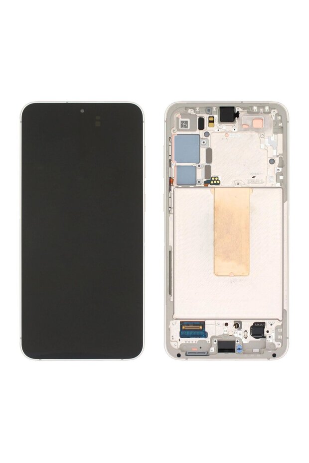 Samsung Galaxy S23 Plus 5g S916 Compatible Lcd Screen Touch Silver Service Slatted Gh82-30477B