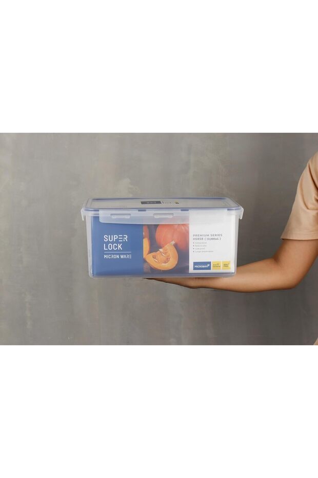 وعاء تخزين مستطيل من سوبرلوك ميكرووير سعة 10000 مل - 5