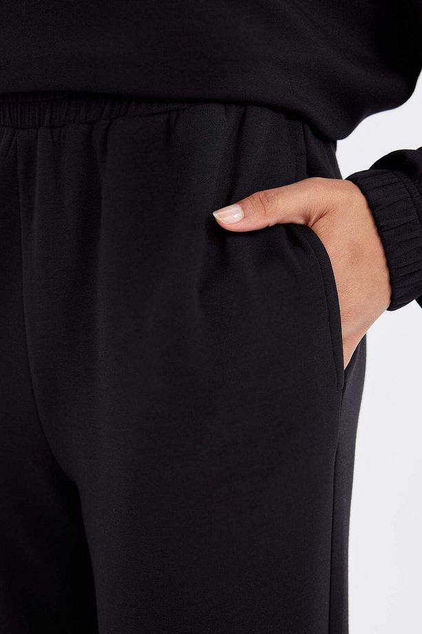 Fit Sporcu Jogger Eşofman Altı Standart Fit Modal Çift Cepli Basic Düz B1794ax24au - 7