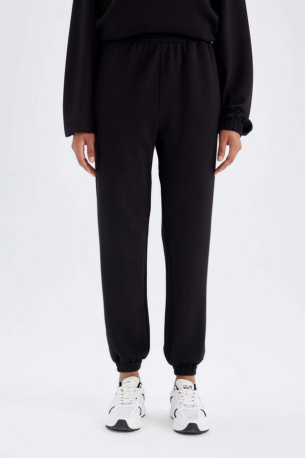 Fit Sporcu Jogger Eşofman Altı Standart Fit Modal Çift Cepli Basic Düz B1794ax24au - 6