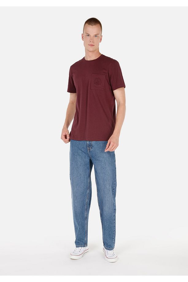 Bordo Erkek Tshirt K.kol - 8