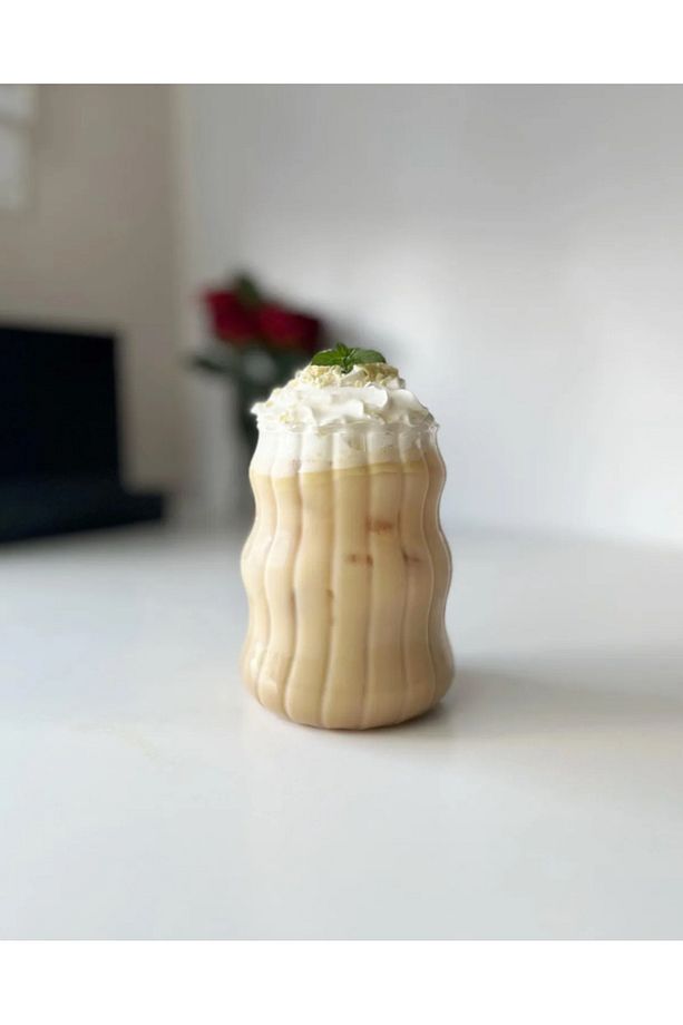 2li Sukabağı Şekilli Kahve Sunum Bardağı 600ml - 4