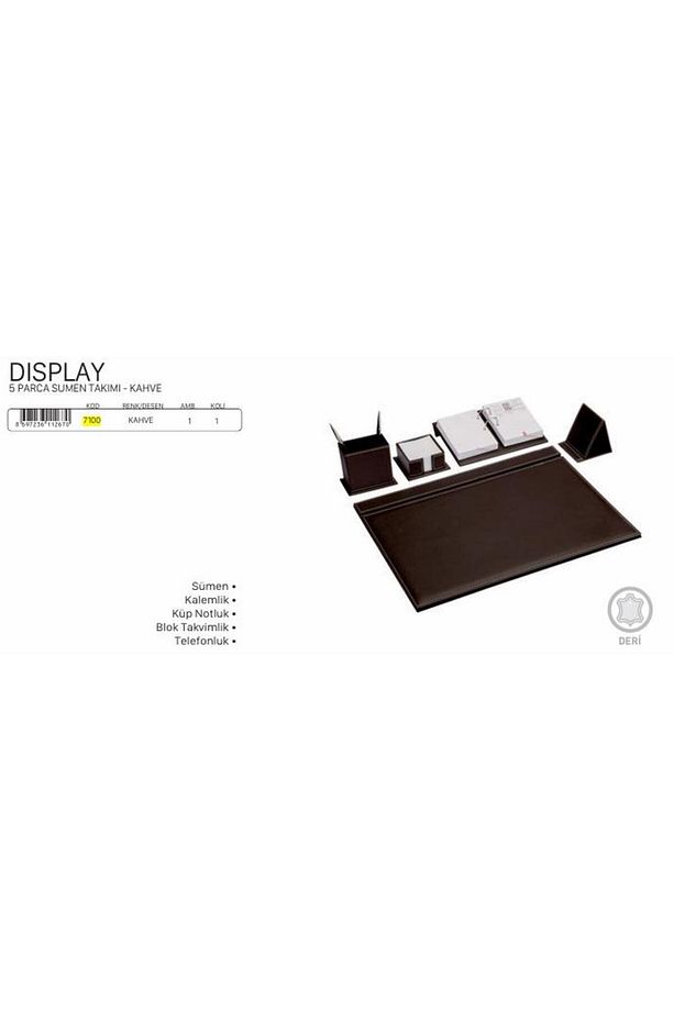 SUMEN TAKIMI 5 PARCA DISPLAY 7100 KAHVE .7100 - 2