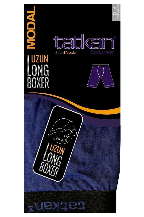 Tatkan - Uzun (LONG) Penye Modal Boxershort (TEKLİ) - 3