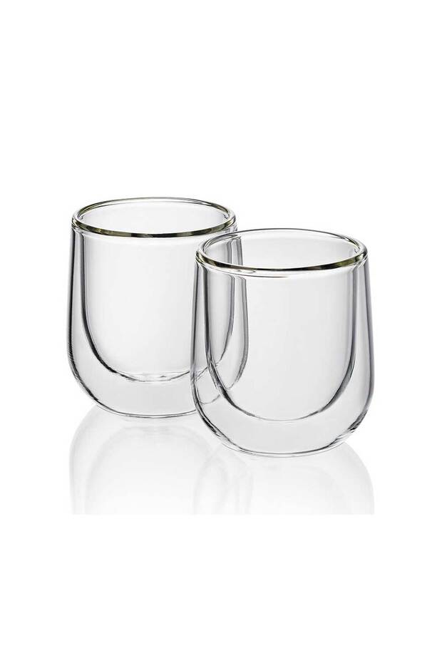 Fontana Çift Cidarlı Espresso Bardağı 2'li 60 ml - 1