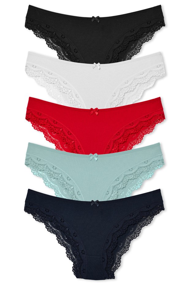 5-Piece Camisole Slip Women's Panties