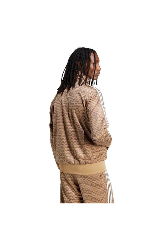 Fb Mono Tt Erkek Günlük Eşofman Üstü IS2925 Krem - 4