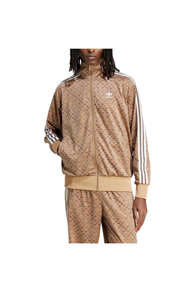 Fb Mono Tt Erkek Günlük Eşofman Üstü IS2925 Krem - 3