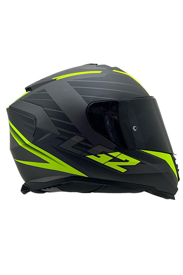 STORM 2 NERVE MAT SİYAH-NEON SARI KASK SİYAH CAM - 4