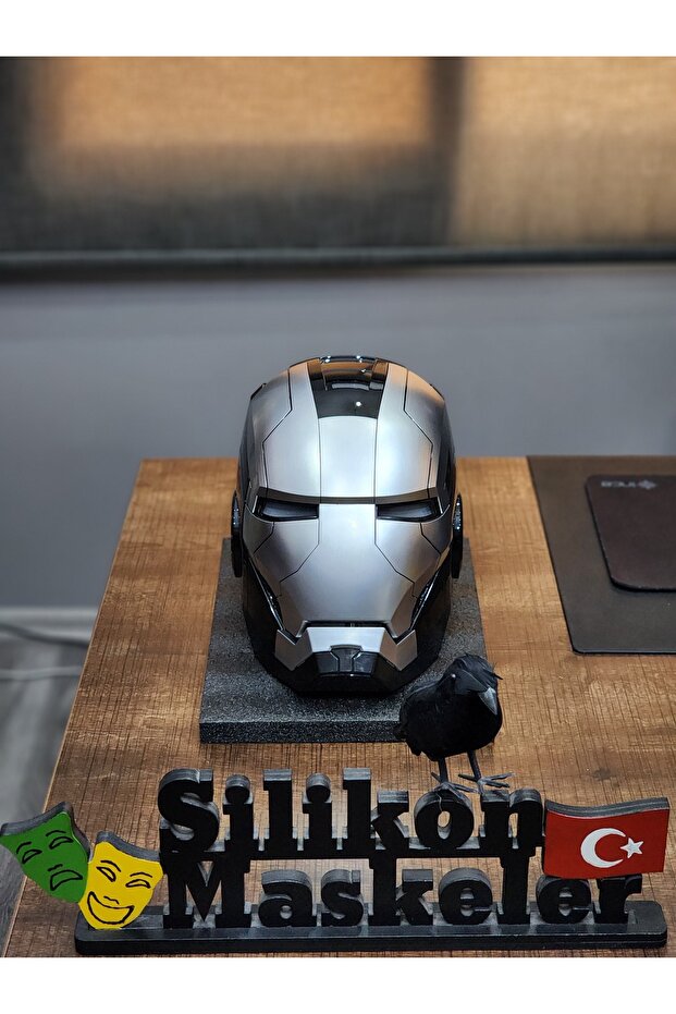 Siyah İron Man Demir Adam Kask - 4