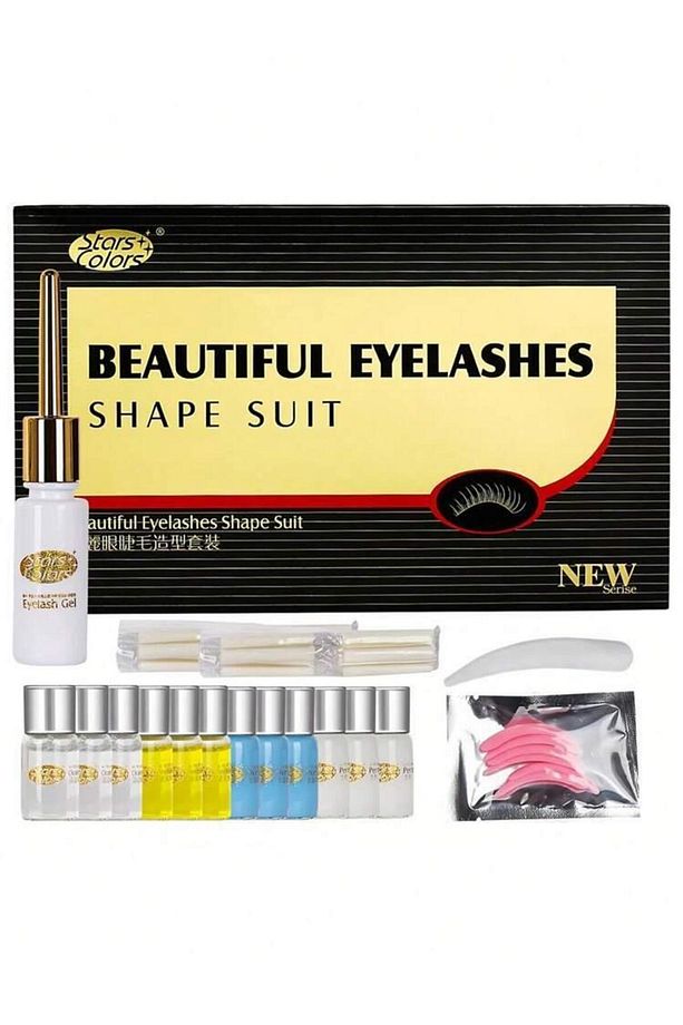 Güzel Kirpik Perma Seti, Profesyonel Kirpik Kaldırma&Perma Set Beautiful Eyelash ShapeSuit - 1