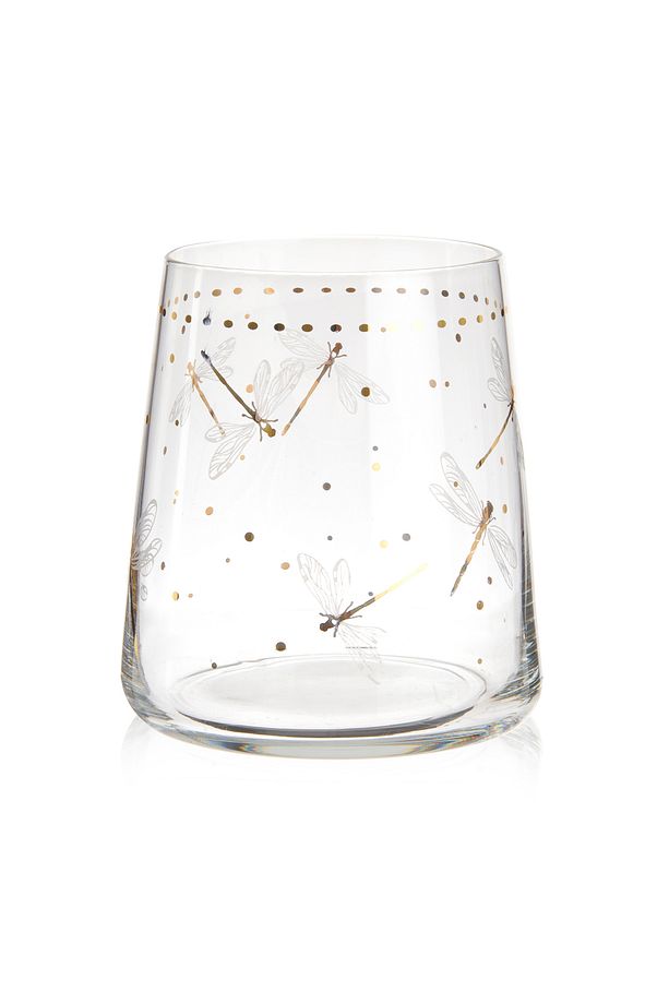 Dragonfly 4'lü Su Bardağı - Renkli - 420 ml - 3