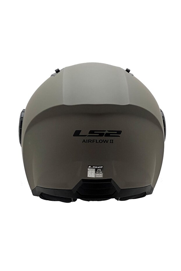 AIRFLOW 2 MAT KUM KASK SİYAH CAM - 4