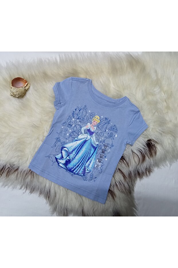 Cindirella Mavi Tshirt - 1