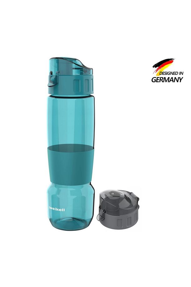 Pivot Switch Aqua Blue Bpa Içermez 650 ml Tritan Kırılmaz Suluk - Su Matarası - Yedek Kapak - 1