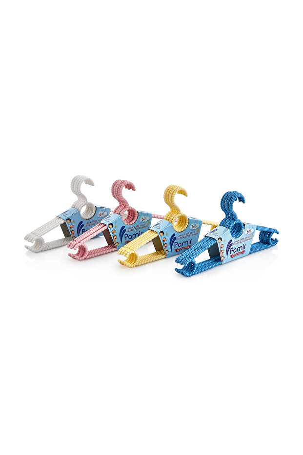 6 Pieces Pls.Beads Children's Dress Hanger