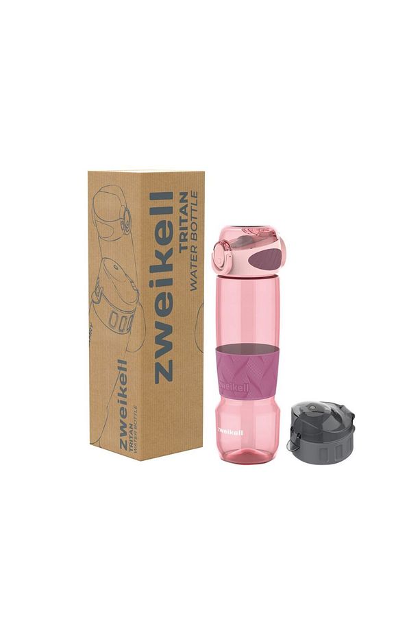 Rezon Switch Rose Bpa Içermez 650 ml Tritan Kırılmaz Suluk - Su Matarası - Yedek Kapak Hedi - 3