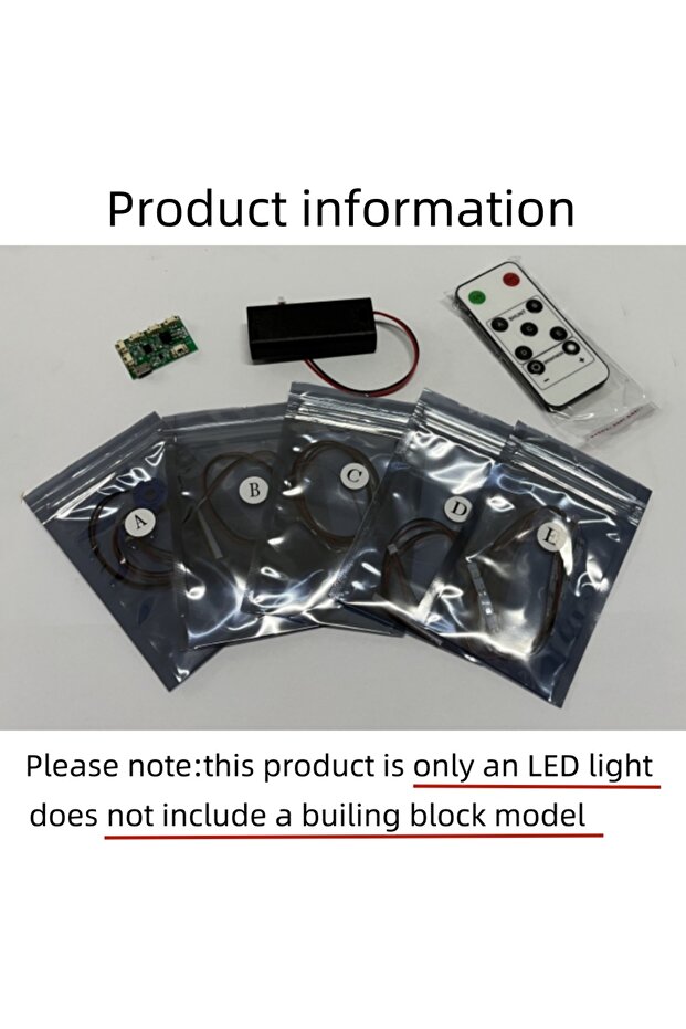 طقم إضاءة LED من BYB لبرج أفنجرز 76269، مصباح زخرفي مع جهاز تحكم عن بعد