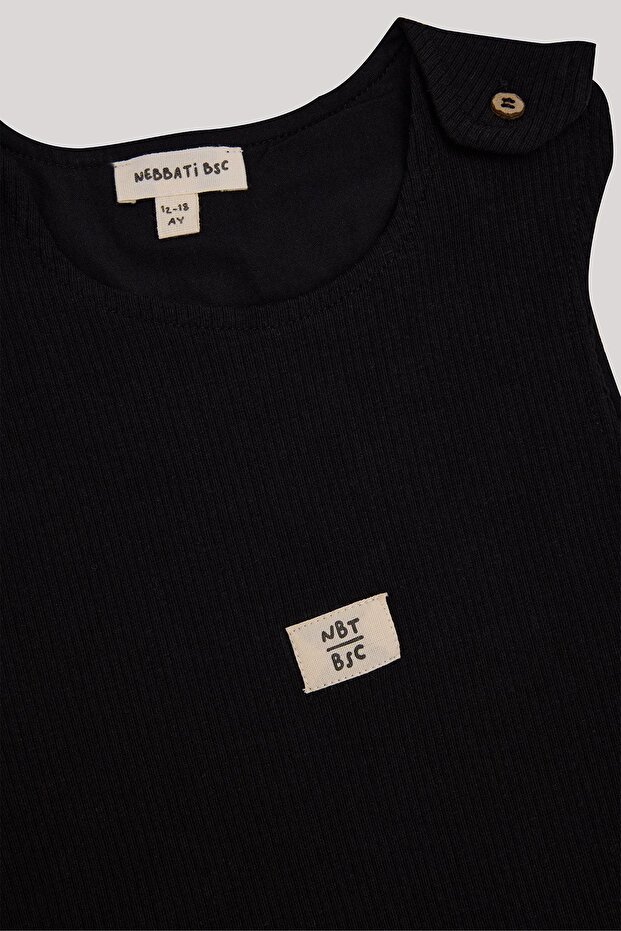 BG Store Erkek Bebek Siyah Tulum - 3