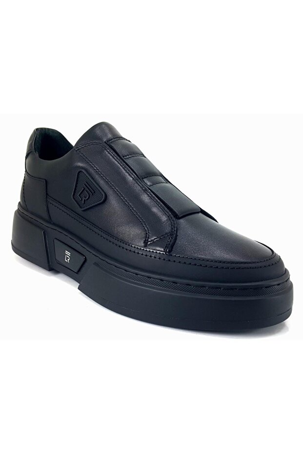 4995 Daily Casual Men's Leather Shoes-black