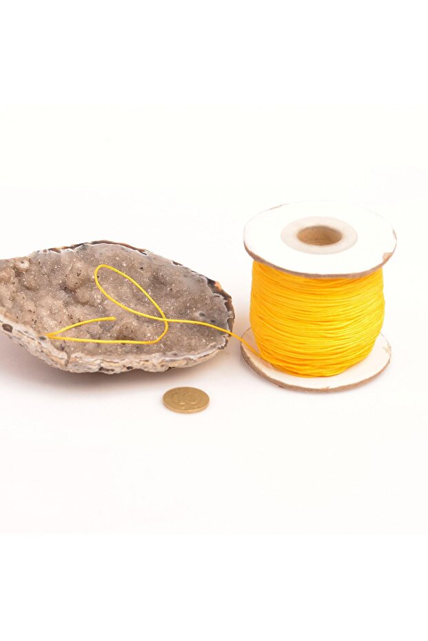 Yellow Color Prayer Bead Cord - Very Sturdy Parachute Cord -