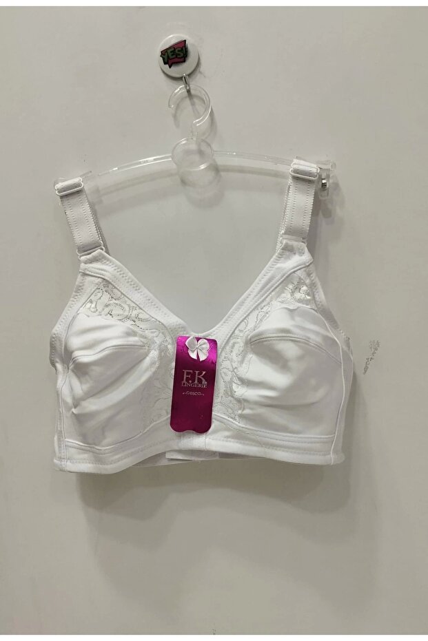 Monalisa Lace Detailed Unassisted Recovery White Bra - 2003