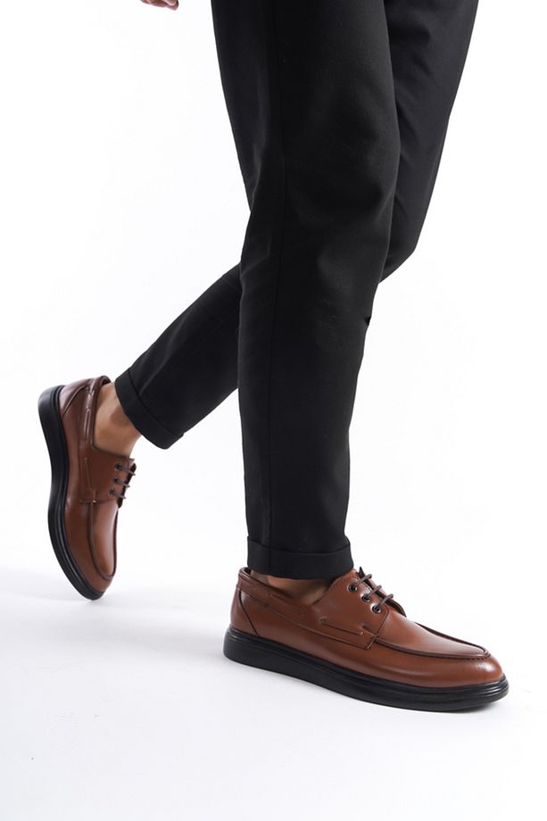 Mbrgn105-tb Taba Erkek Bağcıklı Loafer - 4