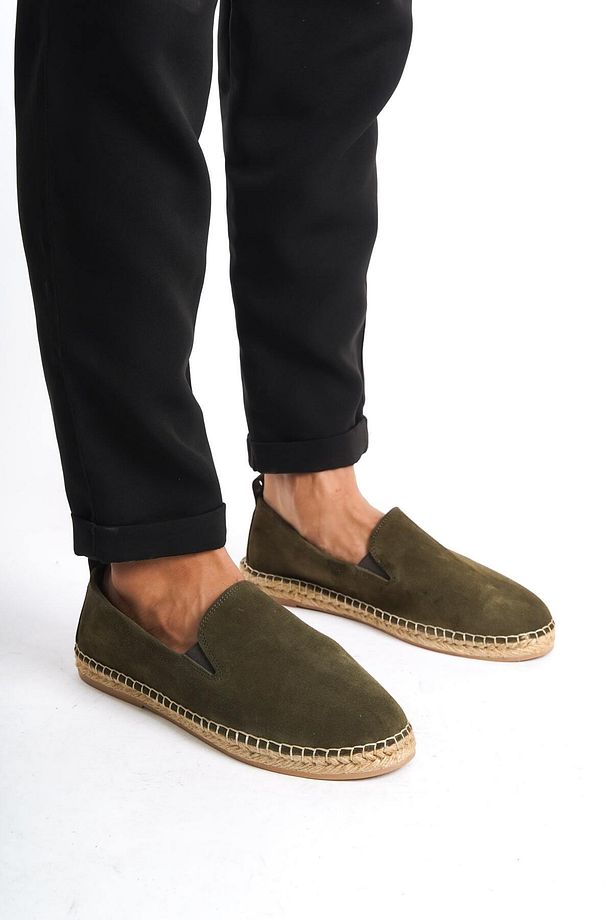 Summer Erkek Jüt Taban Haki Süet Espadril & Loafer -mssr1120-hk - 4