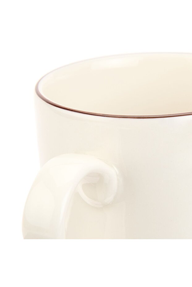 Kitchen Love Patterned Mug - White - 290 ml - 4
