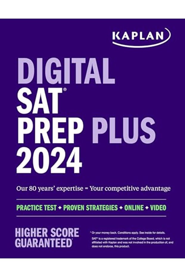 Digital SAT Prep Plus 2024: Includes 1 Full Length Practice Test, 700+ Practice Questions