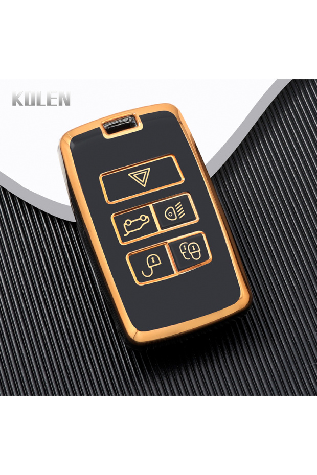 Black TPU Car Remote Key Case Cover Shell For Land Rover Range Rover Evoque Discovery Sport Velar Fo