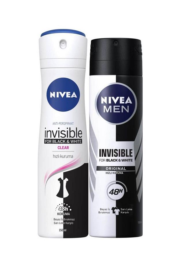 Black&white Clear Deosprey 150 ml Black&white Original Erkek Deosprey 150 ml 2'li Paket - 1